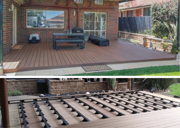 Aluminium Subframe for Decks by Futurewood