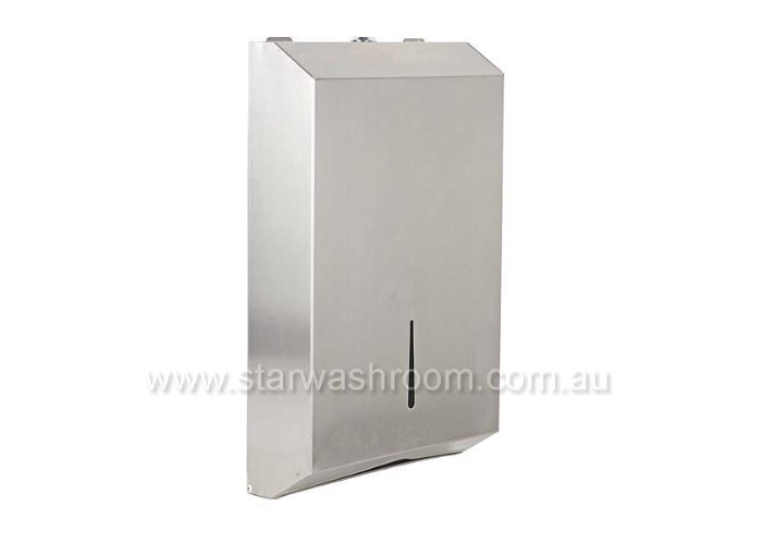 Ultra Slim Line Interleaved Paper Towel Dispenser by Star Washroom Accessories