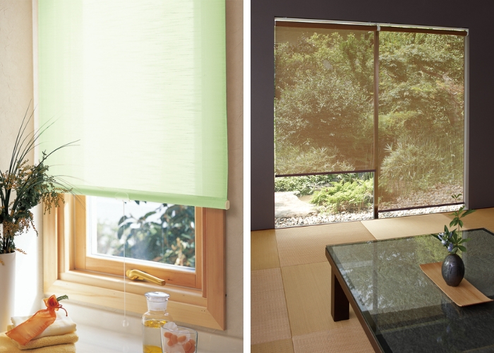 Coloured Roller Blinds by TOSO Australia