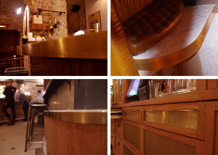 Electroplated Oiled Light Bronze Finish for Bars by Astor Metal Finishes