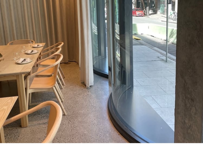 Concave Shopfront Windows by Bent & Curved Glass