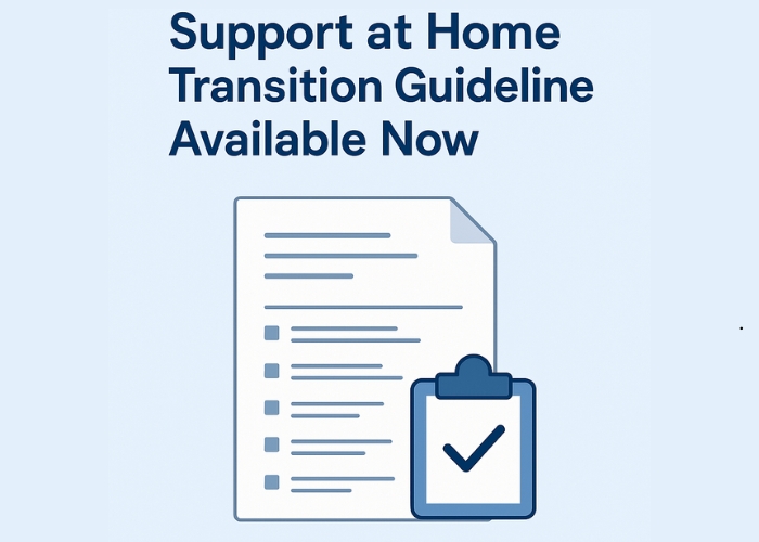 Support at Home Transition Guideline Available Now