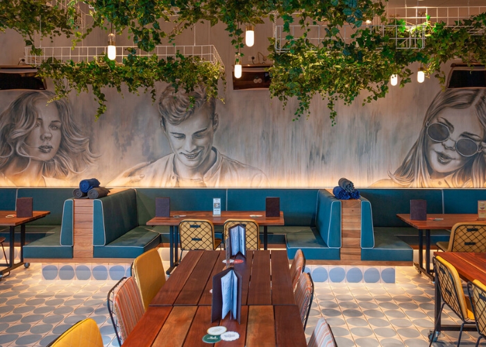 Bespoke Wall Murals for Restaurants by Di Emme