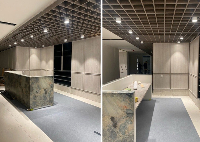 Open Cell Ceiling System from Keystone Linings