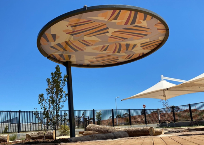 Modular Shade Structure for Parks or Playgrounds from Makmax Australia