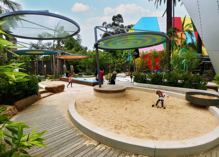 Modular Shade Structure for Parks or Playgrounds from Makmax Australia
