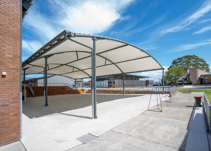 Canopies for Sun-Safe Outdoor School Spaces from Makmax Australia