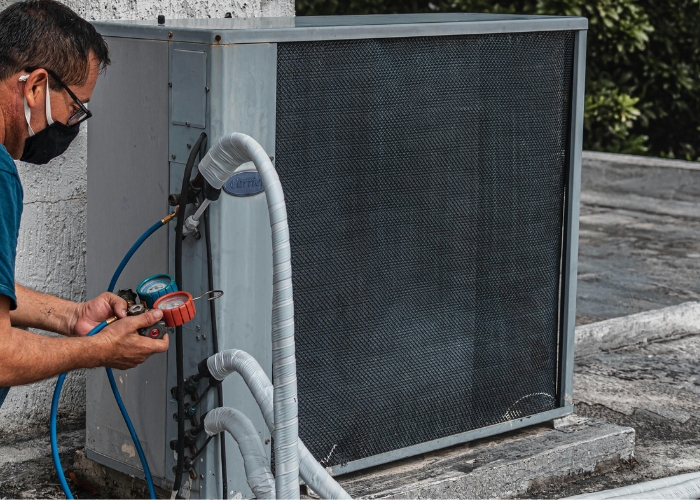 Misting System for AC Units by Promek Technologies