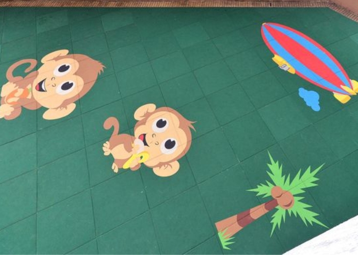 Safety Tiles for Wall Climbing Floors by Rephouse