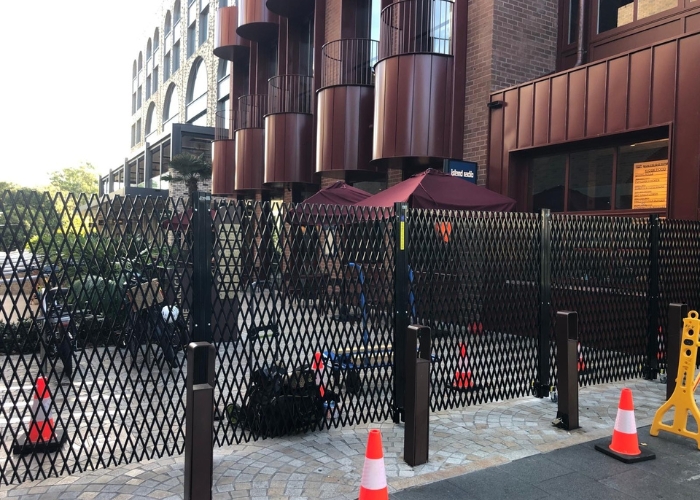 Portable Retractable Barriers for Mixed-Use Precinct Security by ATDC