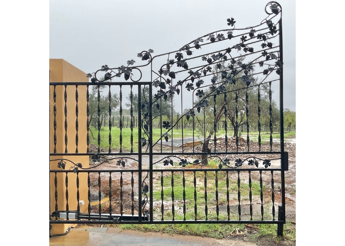 Wrought Iron Grapes for Gates by AWIS