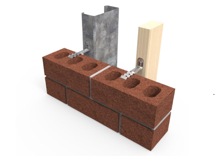 Face Fix Veneer Tie for Clay Brick Applications by Cerra Metal Works