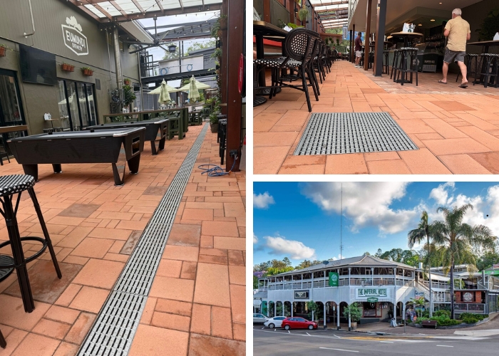 Heel-Proof Drainage Grates for Hospitality Venues by EJ Australia