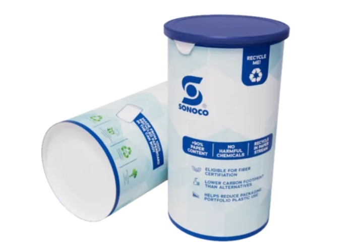 Closure Options for Paper Containers by Sonoco