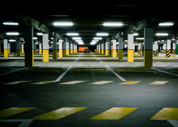 Weatherproof LED Luminaire for Carparks by FAMCO