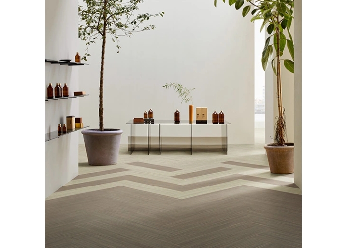 Modular Linoleum Planks for Interior Flooring by Forbo