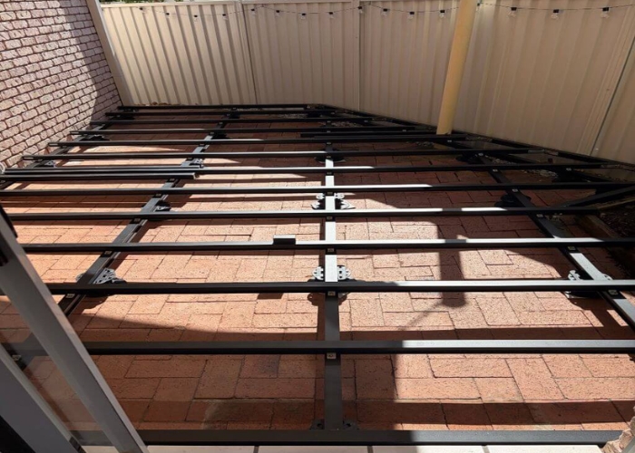 Structural Aluminium Frame for Decks by Futurewood