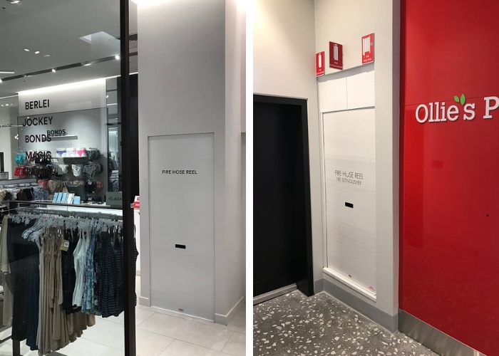 Counterline Aluminium Shutters for Kiosks and Counter Security by KRGS Doors