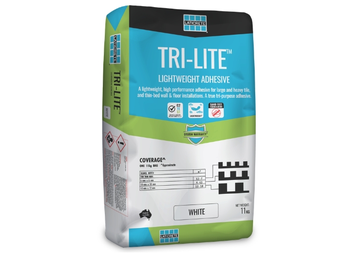Lightweight Adhesive for Stone Tiles by Laticrete