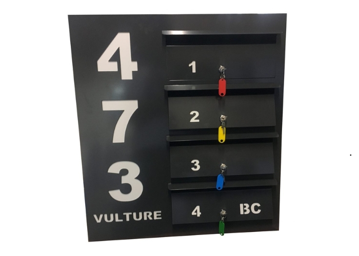 Aluminium Mailbox Banks for Commercial Properties by Mailmaster