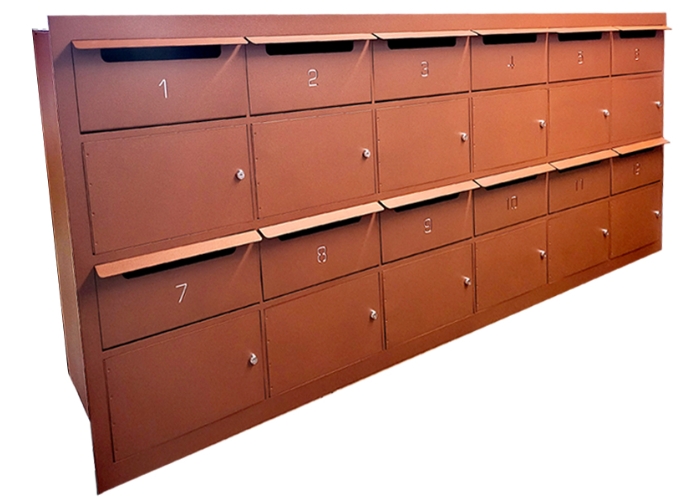 Multiple Parcel Bin Solution by Mailmaster