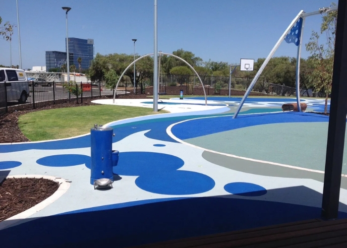 Colourful Textured Coating for Playgrounds by MPS Paving Systems