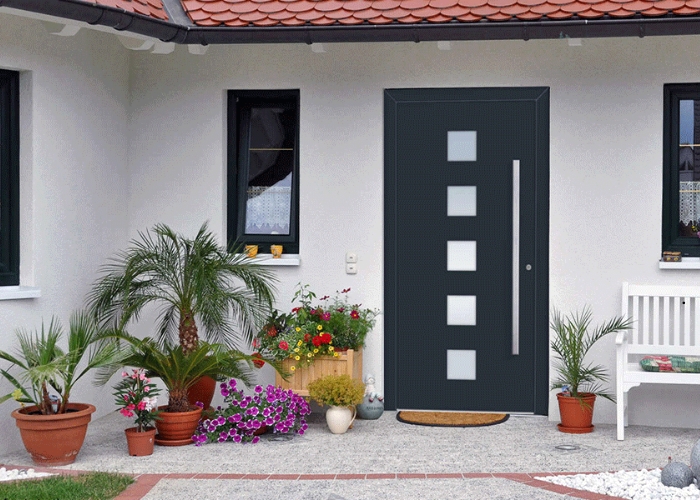 Aluminium Clad Entrance Doors by Paarhammer