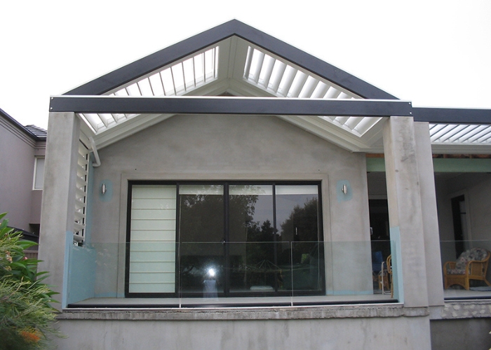 Motorised Louvre for A Frame Roofs by Vergola