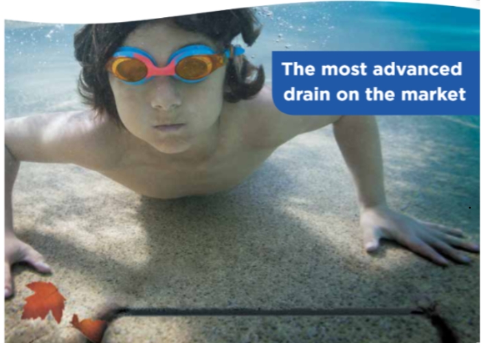 HydroFusion Pool Drain for in-floor Cleaning Systems by Waterco