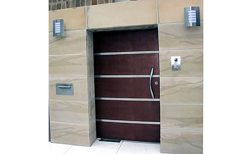 copper doors