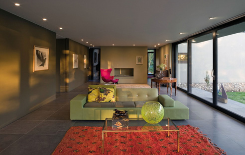 Basalt wall and floor tiles