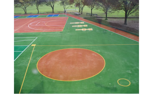 synthetic grass surface