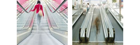 moving walk escalator