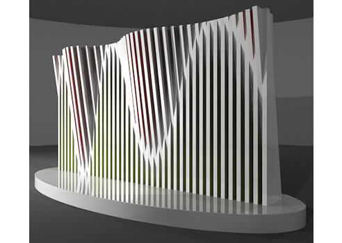 3d visualisation of architectural steelwork