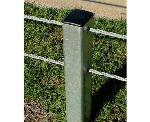 boundary fence post