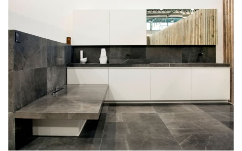 stone surfaces in kitchen