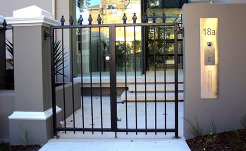wrought iron gate