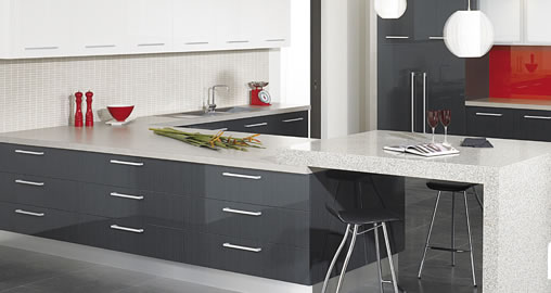 thermolaminated vinyl kitchen cupboards