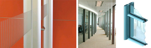 aerofoil aluminium partition