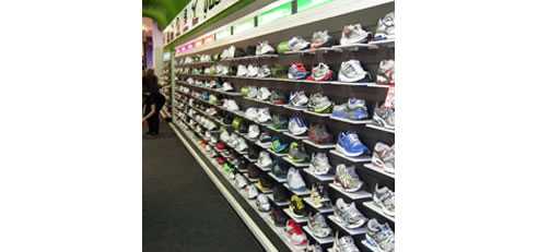 shoe merchandising display