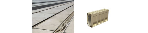 one piece heavy duty modular trench drain