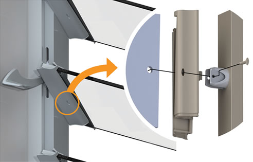 stronghold louvre window system