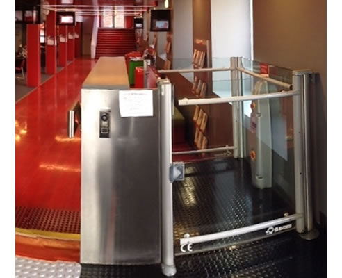 low rise platform lift at rmit