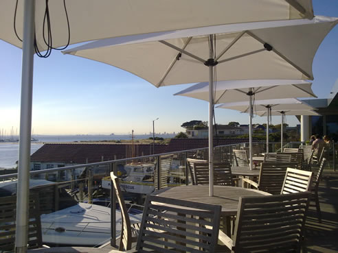 aluminium framed market umbrellas