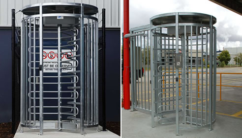 full height turnstiles