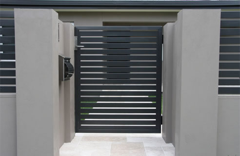 slatted gate