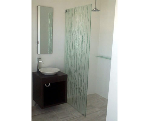 slumped glass shower screens