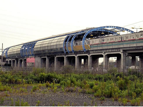 yumegaoka station on the izumino line