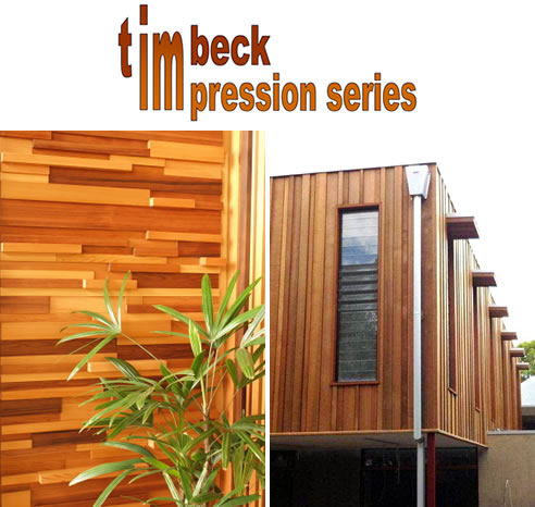 western red cedar wall facing