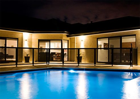 sandstone pool paving